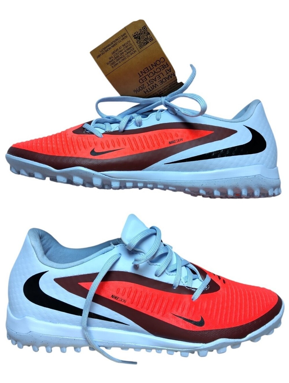 Nike Phantom 6 Low Academy TF Turf Soccer Shoes Men's 6.5 HQ2324-400 NWT